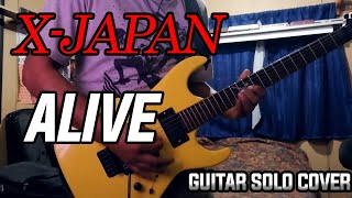 X XJapan  Alive Hide guitar solo Cover [upl. by Naej]