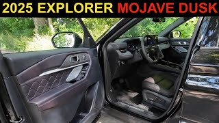 2025 Ford Explorer Mojave Dusk Interior Brings Purple Luxury Hands On Tour [upl. by Wojcik]