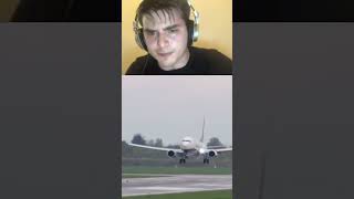 Ryanair hard landing vs Ryanair smooth landing😂😂 [upl. by Aerdno]