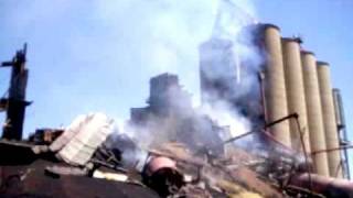 Grain Elevator Fire July 12 2007 Dawson Creek BC [upl. by Annahvas87]