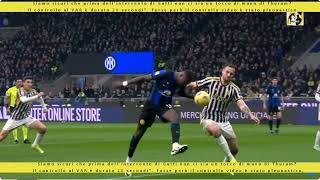 CLAMOROSO fallo di mano di Thuram su goal InterJuventus 040224 [upl. by Aborn745]