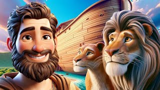 story of Noahs Ark  Bible Stories for kids [upl. by Anemolihp]