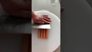 Best Hot dogs cutting tricks chef food vegetableart [upl. by Einnoc]