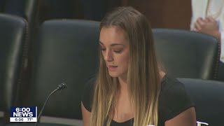 Minnesota gymnast Maggie Nichols testifies at Nassar hearing  FOX 9 [upl. by Anniahs]