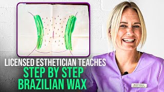 How to do a brazilian wax at home [upl. by Ydeh]