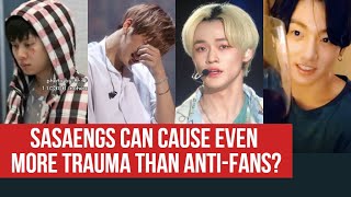 Disturbing Things Female SASAENGs Do To Male Idols [upl. by Becky]