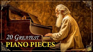 The Best of Piano  20 Greatest Pieces Chopin Debussy Beethoven Classical Music for Studying [upl. by Helbonnah950]