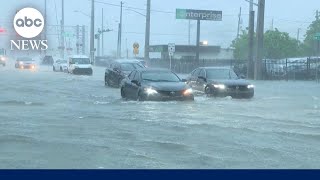 State of emergency declared in Florida following flooding [upl. by Ellimak]