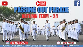 INDIAN NAVAL ACADEMY PASSING OUT PARADE AUTUMN TERM 2024 [upl. by Pontus]