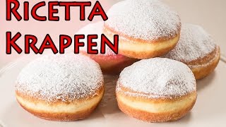 Ricetta dolce  Krapfen  Impasticciamoci con Debby [upl. by Klara351]