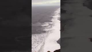 Sneaker waves  Reynisfjara Black Beach  Iceland [upl. by Nelg]