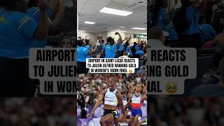 Julien Alfred won the first ever Olympic medal for Saint Lucia ❤️🥇 [upl. by Ettenoitna403]