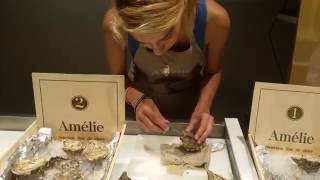 Eating Live Oysters in La Boqueria Barcelona 16 [upl. by Stace]