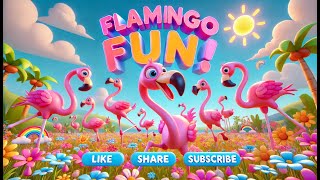 Flamingo Fun 🦩  Awesome Animal Music for Kids 🎶FlamingoFun KidsMusic AwesomeAnimals SingAlong [upl. by Noicpesnoc]