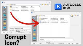 Corrupt or missing Revit icon from your folder [upl. by Nosle]