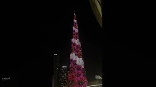 Burj Khalifa light show full video  dubai mall dubailife [upl. by Lonni641]