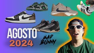 Los MEJORES lanzamientos de SNEAKERS en AGOSTO 2024  SE VIENE CON TODO [upl. by Llertnom]