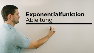 Exponentialfunktion Ableitung Ableiten eFunktion Klassiker  Mathe by Daniel Jung [upl. by Ynnelg]