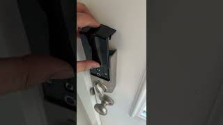 Easiest way to change batteries on the Kwikset Smart Lock [upl. by Aniuqal]