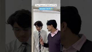 Two Types of DAD at PTM😁  krishnakakran shorts shortfeed comedyvideo funny relatable [upl. by Nosyarg]