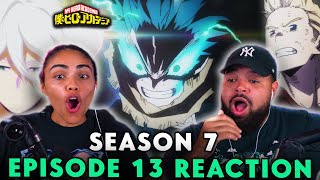 DEKU OVERWHELMS SHIGARAKI  My Hero Academia Season 7 Episode 13 Reaction [upl. by Bainbridge172]