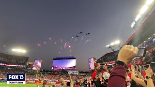 Super Bowl LV flyover [upl. by Akehsal]