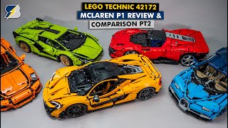 LEGO Technic 42172 McLaren P1 detailed building review part 2  features comparison amp more [upl. by Puttergill]