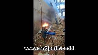 CADWELD BC TO ROD  ANTI PETIR SURABAYA [upl. by Lalib]