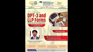 Live Webinar on DPT3 and LLP Forms [upl. by Araem]