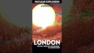 Nuclear War Simulation  London vs Russia [upl. by Silenay]