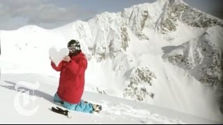 Skier Taps Natural Terrain  Teton Gravity Research  The New York Times [upl. by Wei]