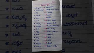 Kannada grammarkannada padagala arthakannada meaningkannada grammar classes in hindi and urdu [upl. by Eustis]