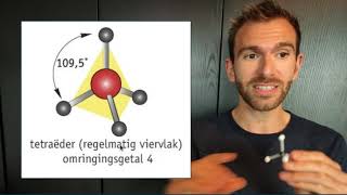 Ruimtelijke bouw van moleculen VSEPRtheorie  6 vwo scheikunde uitleg Chemie 182 Nova 82 [upl. by Cohbert]