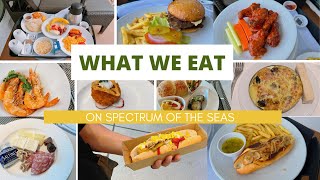 Food on Royal Caribbean Spectrum of the Seas 4N Cruise from Singapore to Phuket amp Penang Episode 3 [upl. by Schweitzer921]