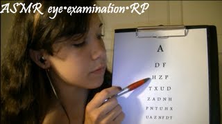 ♥ ASMR ♥ Eye Exam • Roleplay • first [upl. by Akahc]