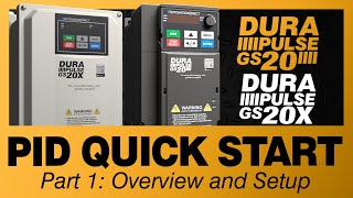 DURApulse GS20 VFD PID Quick Start Part 1 from AutomationDirect [upl. by Ragnar]