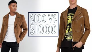 Worth It 100 vs 1000 Suede Moto Jackets  Cheap vs Expensive  Mens Fashion  Gents Lounge [upl. by Aneeram116]