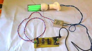 Remote controlled CFL using nRF24L01 transceiver ATmega328 and ATtiny85 [upl. by Rehpotsirhcnhoj205]