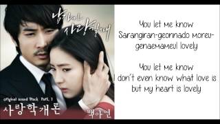 ROM  ENG Baek AhYeon  Introduction To Love Lyrics OST [upl. by Ahsinet]