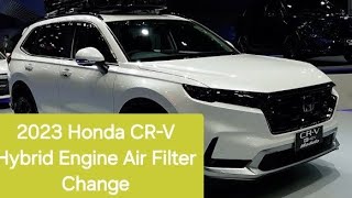 2023 Honda CRV Hybrid Engine Air Filter removal [upl. by Cale]