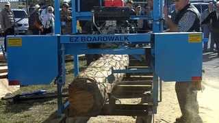 EZ Boardwalk Sawmill Demonstration [upl. by Aim]