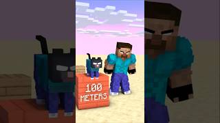 Help Herobrine Cat Jump Long shorts minecraft newupload helpherobrine [upl. by Attennek]