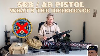 SBR vs AR Pistol Whats the difference [upl. by Auqenes407]