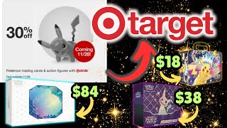 INSANE Target Black Friday Deal 30 OFF ALL Pokemon TCG Products [upl. by Merlin]