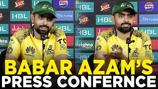 PSL 9  Babar Azams Press Conference  Karachi Kings vs Peshawar Zalmi  Match 29  M2A1A [upl. by Walls]