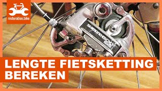 Lengte fietsketting berekenen op een snelle en simpele manier [upl. by Ah]