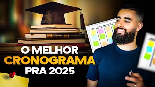 🔴 O MELHOR cronograma para 2025 se você quiser ser aprovado em medicina [upl. by Luhey]