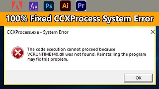 Fix CCProcessexe  System Error  Problem Solved [upl. by Adnavoj]