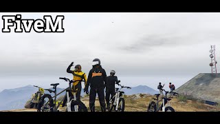 FiveM  Mountain biking up Mount Chiliad  REALISM ROLEPLAY  USARRP  Episode 8 [upl. by Einniw]