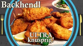 Backhendl einfach selber machen österreichischer Rezepteklassiker Backhendl Rezept [upl. by Orsino988]